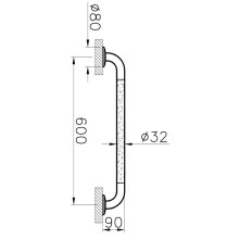 Поручень 68 см VitrA Arkitekta A44449