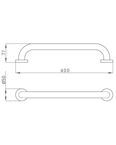 Поручень 40 см Teka Alaior 17069020G3