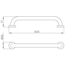 Поручень 40 см Teka Alaior 17069020N2