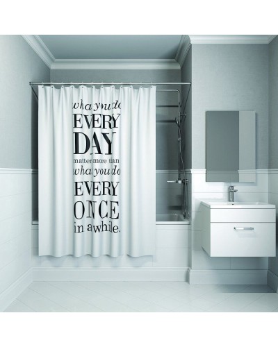 Штора для ванны Iddis Basic B06P218i11 2000x1800 Чб