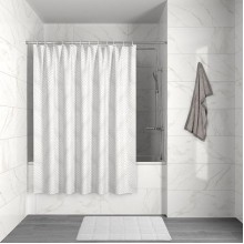 Шторка для ванны Iddis Decor 180x180 D04P118i11 Белая