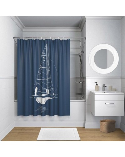 Штора для ванны Iddis Basic B32P218i11 200x180 Синяя