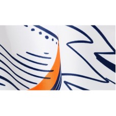 Шторка для ванны Fixsen Design Space FX-2508 180х200 Белая с узорами