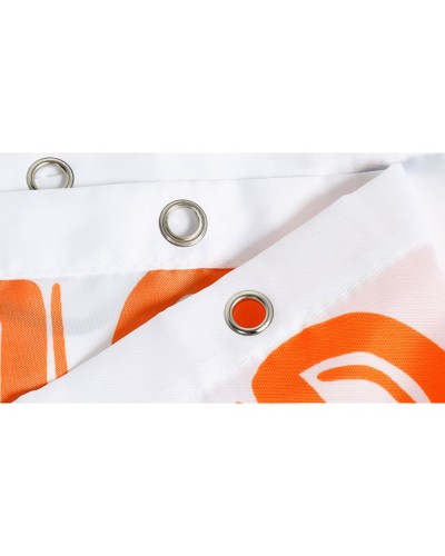 Шторка для ванны Fixsen Design Space FX-2508 180х200 Белая с узорами