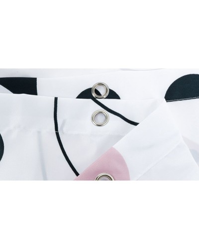 Шторка для ванны Fixsen Design Africa FX-2510 180х200 Белая с животными