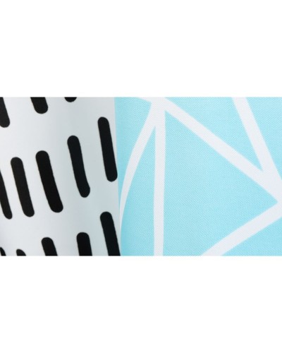 Шторка для ванны Fixsen Design Flux FX-2511 180х200 Белая с китами