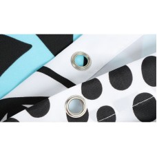 Шторка для ванны Fixsen Design Flux FX-2511 180х200 Белая с китами