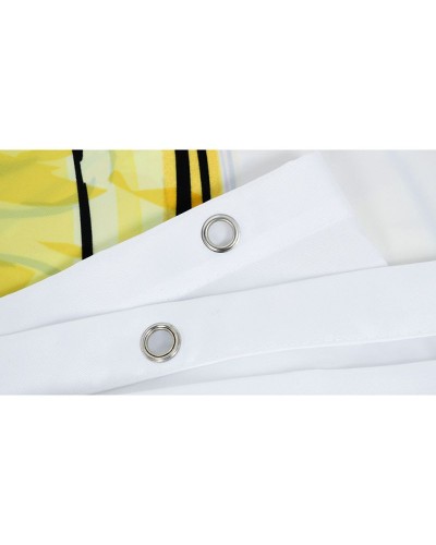 Шторка для ванны Fixsen Design Cat FX-2515 180х200 Белая Желтая