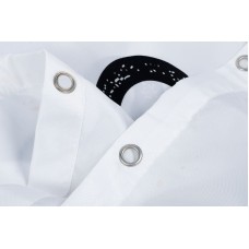 Шторка для ванны Fixsen California FX-2500 Белая Черная