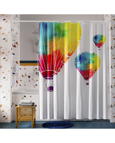 Штора для ванны WasserKRAFT Rossel 180х200 SC-57102 Белая