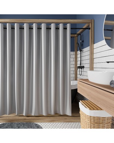 Штора для ванны WasserKRAFT Oder 200х200 SC-30502 Серая