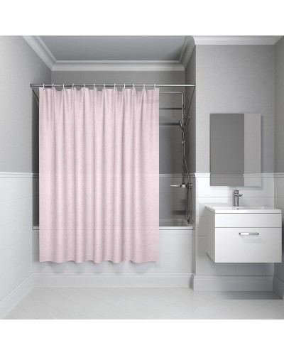 Шторка для ванны Iddis Basic B55P218i11 200х180 Розовая