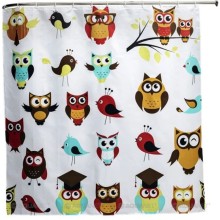 Штора для ванной комнаты Aquanet Совы SC3101A