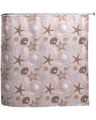 Штора для ванной комнаты Aquanet Морские Звезды SC7004B