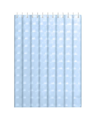 Штора для ванны Haiba 180х200 HB75101-4 Голубая 3D