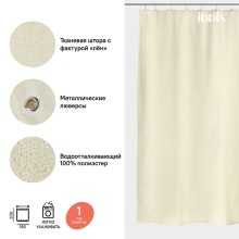 Штора для ванны Iddis Decor D23P218i11 Бежевая