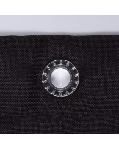 Штора для ванны WasserKRAFT Nau 200х200 SC-77102 Черная