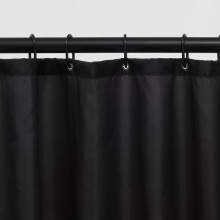 Штора для ванны WasserKRAFT Nau 200х200 SC-77102 Черная