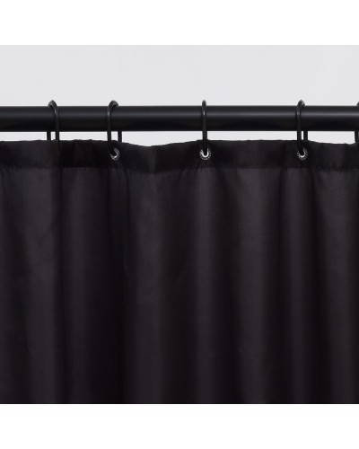 Штора для ванны WasserKRAFT Nau 200х200 SC-77102 Черная