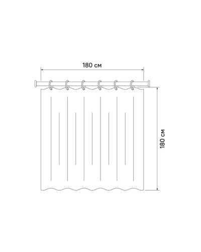 Штора для ванной комнаты IDDIS Promo P29PV11I11