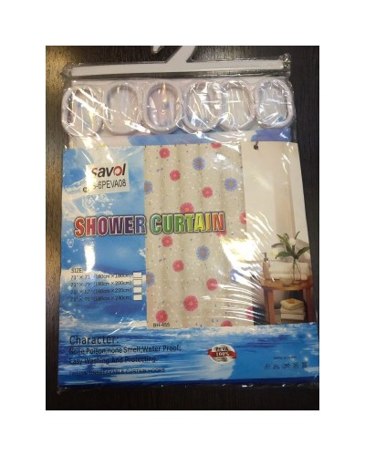 Штора для ванной комнаты Savol S-6PEVA08