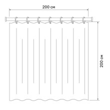 Штора для ванной комнаты IDDIS Horizon 300P20RI11