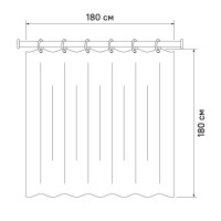 Штора для ванной комнаты IDDIS Promo P19PV11i11