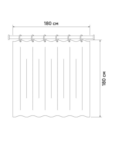 Штора для ванной комнаты IDDIS Promo P20PV11i11