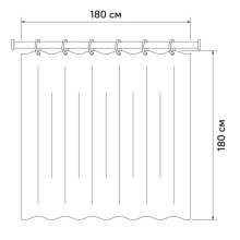 Штора для ванной комнаты IDDIS Promo P24PV11i11