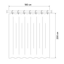 Штора для ванной комнаты IDDIS Basic B19P218i11