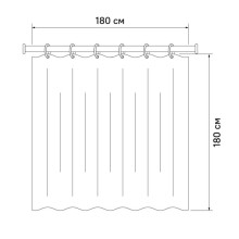 Штора для ванной комнаты IDDIS Basic B57P118i11