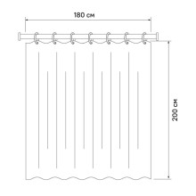 Штора для ванной комнаты IDDIS Basic B60P218i11