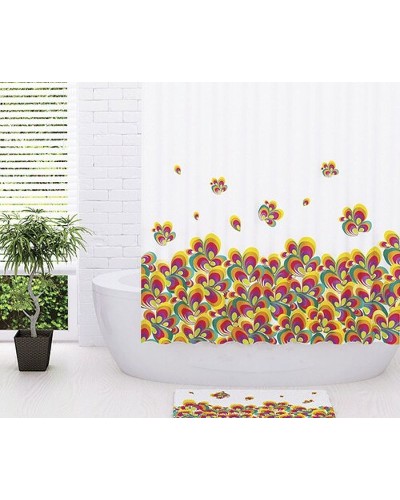 Штора для ванны WasserKRAFT Leine 180х220 SC-50101 Мультицвет