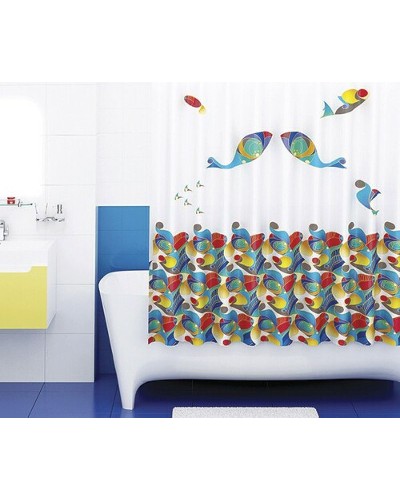 Штора для ванны WasserKRAFT Berkel 180х200 SC-68101 Море