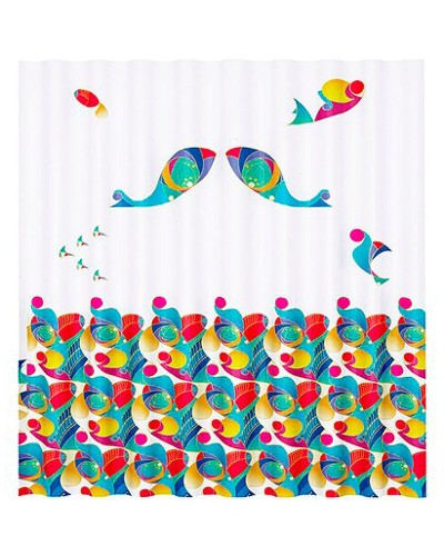 Штора для ванны WasserKRAFT Berkel 180х200 SC-68101 Море