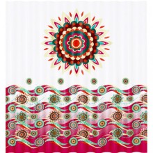 Штора для ванны WasserKRAFT Isen 180х200 SC-40101 Цветы