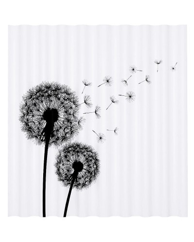 Штора для ванны WasserKRAFT Elbе 180х200 SC-72101 Цветы