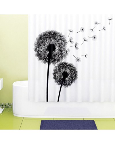 Штора для ванны WasserKRAFT Elbе 180х200 SC-72101 Цветы