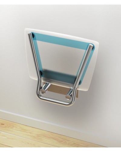 Сиденье для душа Ravak Ovo B II Blueline B8F0000055 Прозрачно-белое Голубые полосы