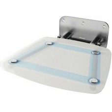 Сиденье для душа Ravak Ovo B II Blueline B8F0000055 Прозрачно-белое Голубые полосы