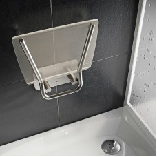 Сиденье для душа Ravak Ovo B II Clear B8F0000051 Прозрачное Нержавеющая сталь