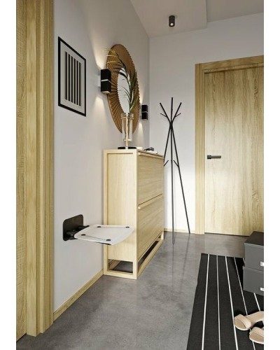 Сиденье для душа Ravak Ovo B II Clear/Black B8F0000059 Прозрачное Черное