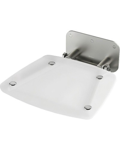 Сиденье для душа Ravak Ovo B II Opal B8F0000052 Прозрачно-белое Нержавеющая сталь