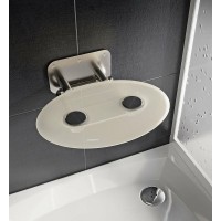 Сиденье для душа Ravak Ovo P II Clear B8F0000048 Прозрачное Нержавеющая сталь