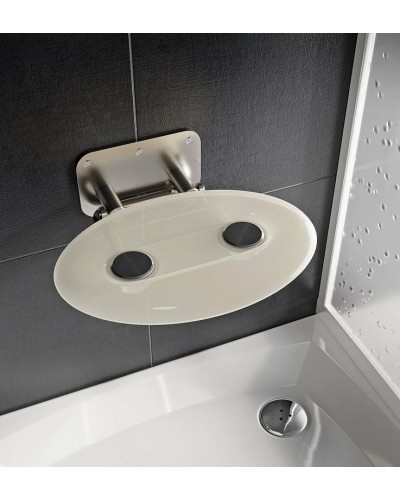 Сиденье для душа Ravak Ovo P II Clear B8F0000048 Прозрачное Нержавеющая сталь