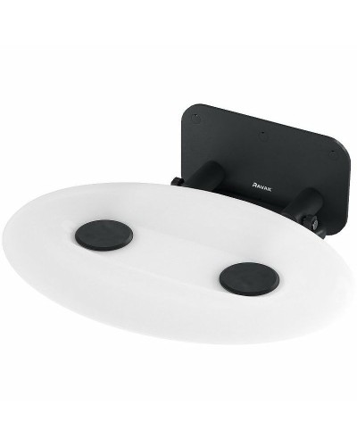 Сиденье для душа Ravak Ovo P II Opal/Black B8F0000057 Прозрачно-белое Черное