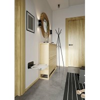 Сиденье для душа Ravak Ovo B II Opal/Black B8F0000060 Прозрачно-белое Черное