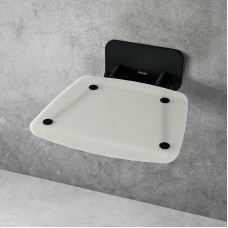 Сиденье для душа Ravak Ovo B II Opal/Black B8F0000060 Прозрачно-белое Черное