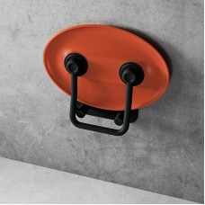 Сиденье для душа Ravak Ovo P II Orange/Black B8F0000058 Прозрачно-оранжевое Черное