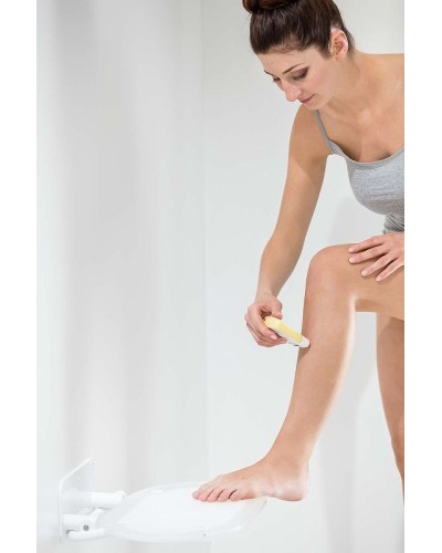 Сиденье для душа Ravak Chrome B8F0000029 Белое Нержавеющая сталь